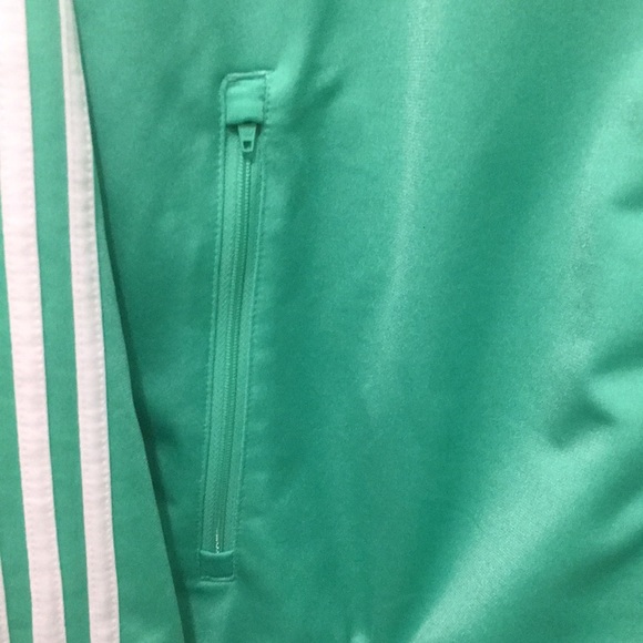 Adidas Tracksuit Sea-Foam Green warmup suit sweatsuit jacket pants set 2pc EUC - Picture 5 of 16